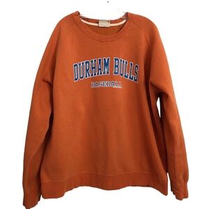 Durham Bulls Baseball 2022 Orange Men’s 2XL Crewneck sweatshirt